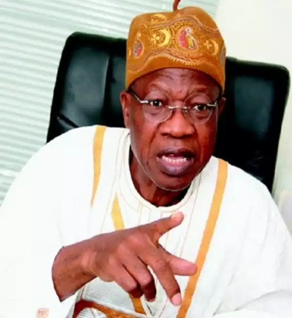 I Deserve Ministerial Nomination - Lai Mohammed To Protesters